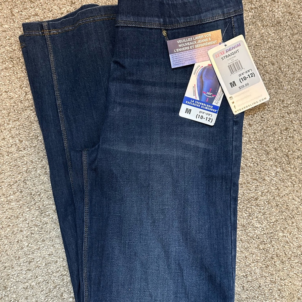 Women’s Straight Fit Stretch Jeans - Blue